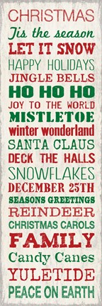 Framed Christmas 4 Print