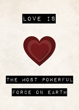 Framed Love Is 2 Print