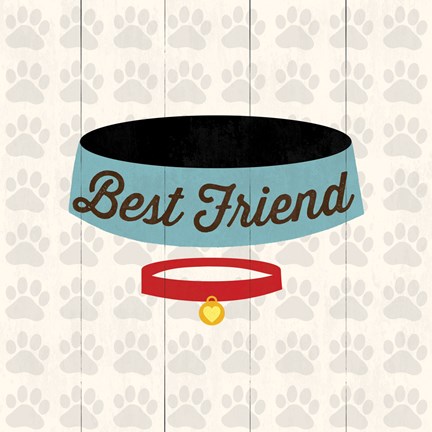Framed Best Friend - Bowl Print