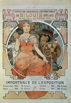 Framed Universal and International Exhibition in St Louis, 1904 Print