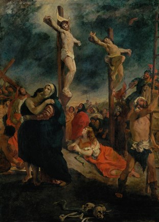 Framed Crucifixion, 1835 Print