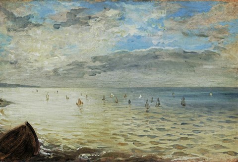 Framed Sea Seen from Dieppe, c. 1852 Print