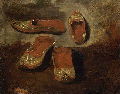 Framed Study of Babouches Print