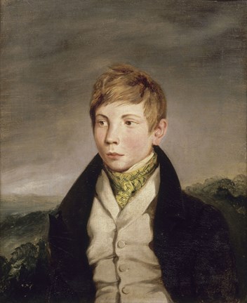 Framed Portrait of Richard-Auguste de la Hautiere Print