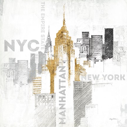 Framed Empire State Building Print