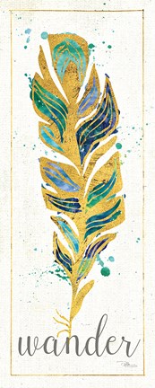 Framed Waterfeathers II Print