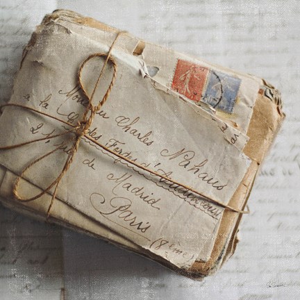 Framed Love Letters II Print