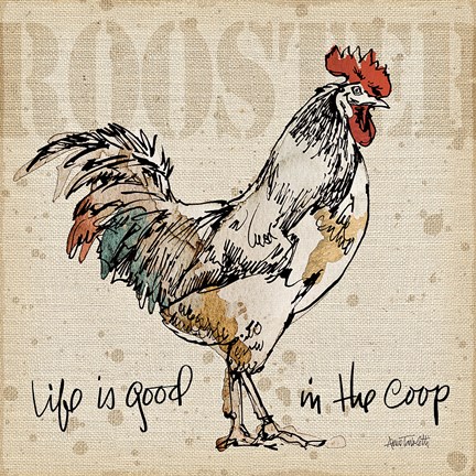 Framed Farm Life III Print