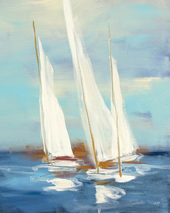 Framed Summer Regatta III Print