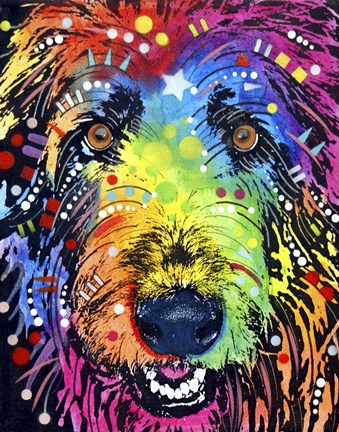 Framed Irish Wolfhound Print