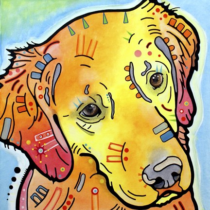 Framed Golden(ish) Retriever Print