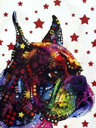 Framed Profile Boxer 2 Print