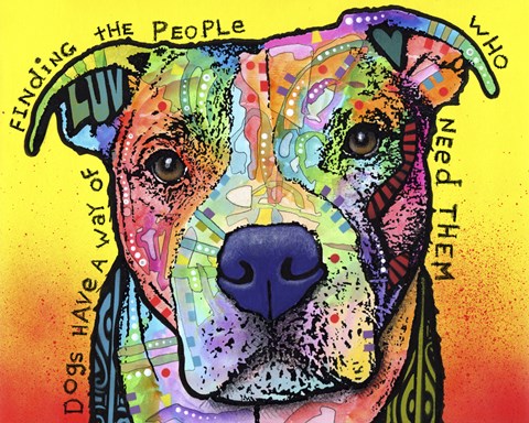 Framed Dogs Have A Way Print