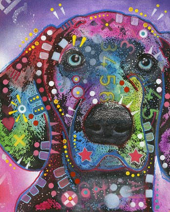 Framed Purple Excitement Print