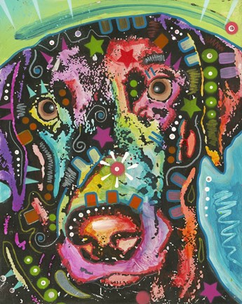 Framed Darling Doggie Print