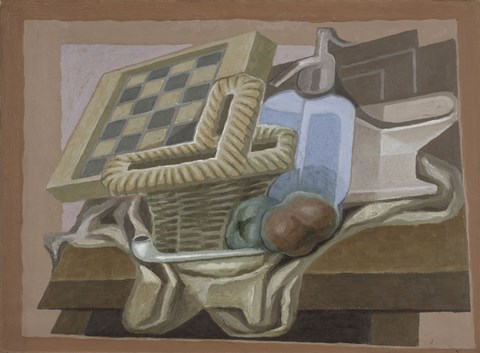 Framed Basket and Siphon, 1925 Print