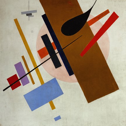 Framed Suprematism, c 1917 Print