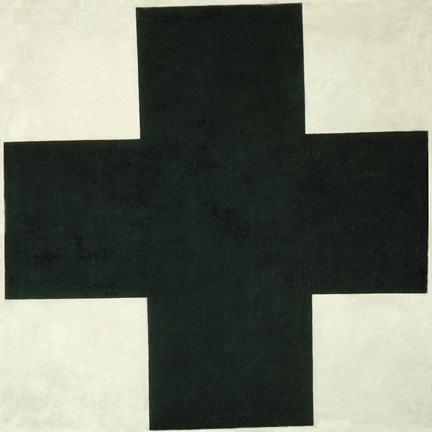 Framed Black Cross, c. 1923 Print