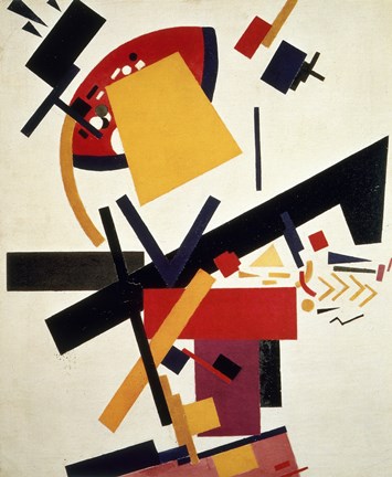 Framed Suprematism, 1915 Print