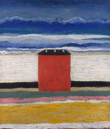 Framed Red House, 1932 Print