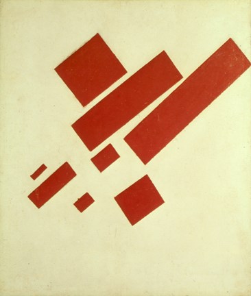 Framed Eight Red Rectangles, 1915 Print