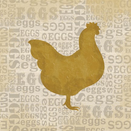 Framed Farm Animals I Print