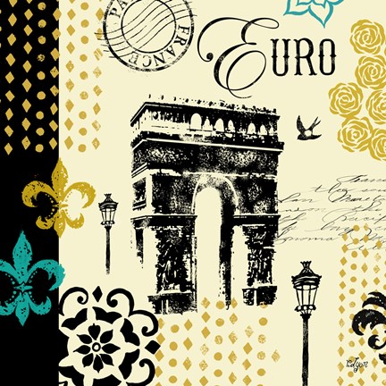 Framed Paris Architecture I Print