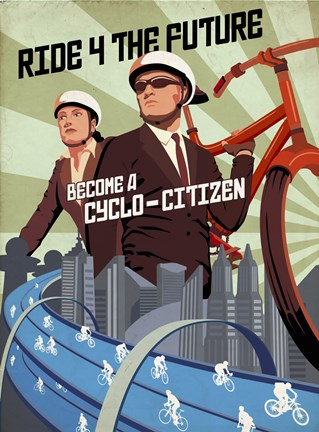Framed Cyclo Citizen Print