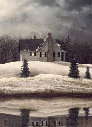 Framed Reflective Solace Print