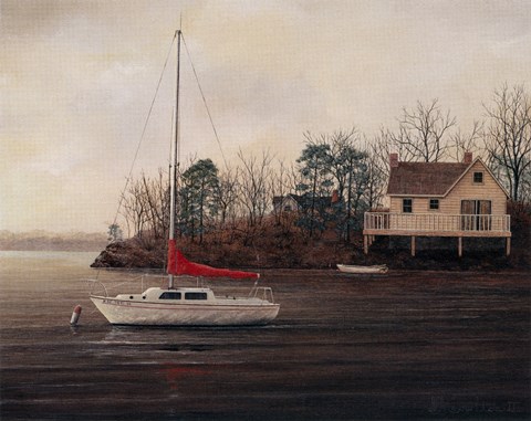 Framed Lakeside Perfection Print