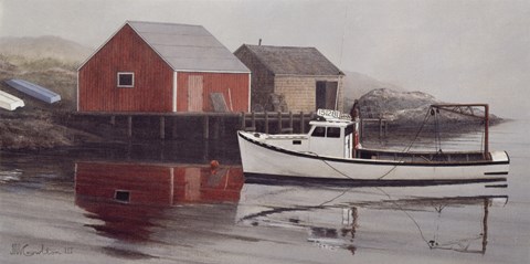 Framed Serene Cove Print