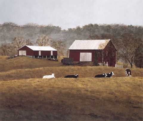 Framed Contented 1 Print