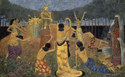 Framed Daughters Of Pelichtim, 1908 Print
