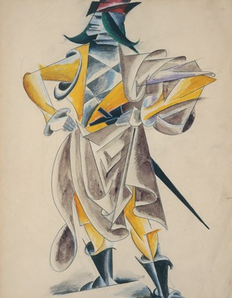 Framed Soldier, 1920 Print