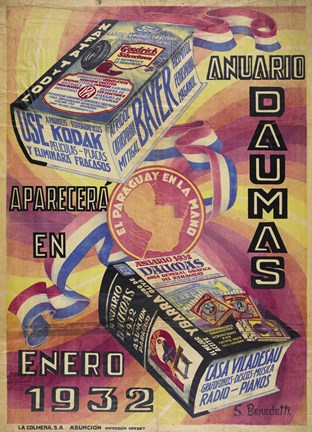 Framed Anuario Daumas Print