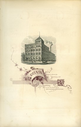 Framed Gies &amp; Co Lithographers Print