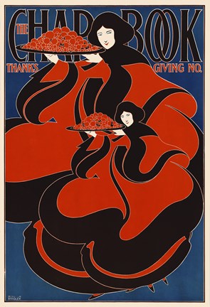 Framed Chap Book Thanksgiving Print