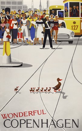 Framed Wonderful Copenhagen Print