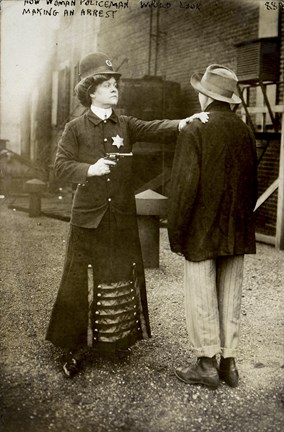 Framed 1909 Wonder Woman Print