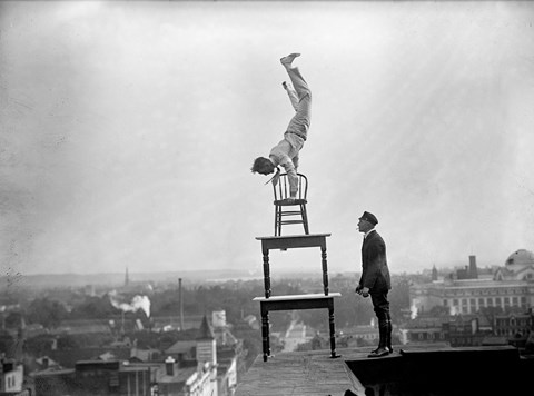 Framed And for My Next Trick... WOW John ""Jammie"" Reynolds, 1917 Print