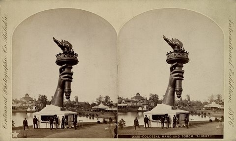 Framed Colossal Hand and Torch &quot;&quot;Liberty&quot;&quot; Print