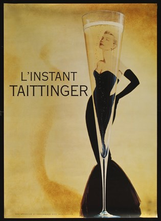 Framed L&#39;instant Taittinger Print