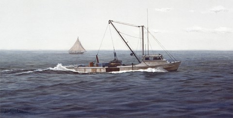 Framed New Way, Old Way Print