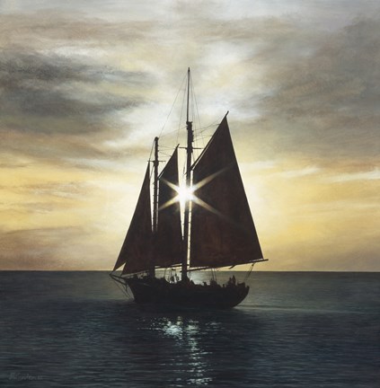 Framed Sunburst Print