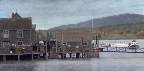 Framed Where&#39;Re The Lobsta? Print