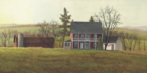 Framed Sunrise (In The Heartland) Print