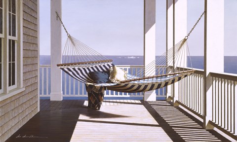 Framed Sunlit Hammock II Print