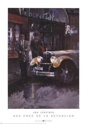 Framed Des Pres de la Actuacion Print