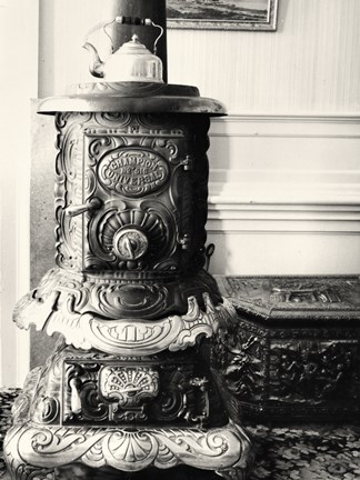 Framed Old Fashioned Stove Print