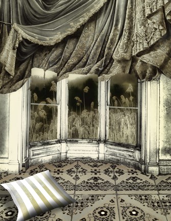 Framed Field of Reeds Print